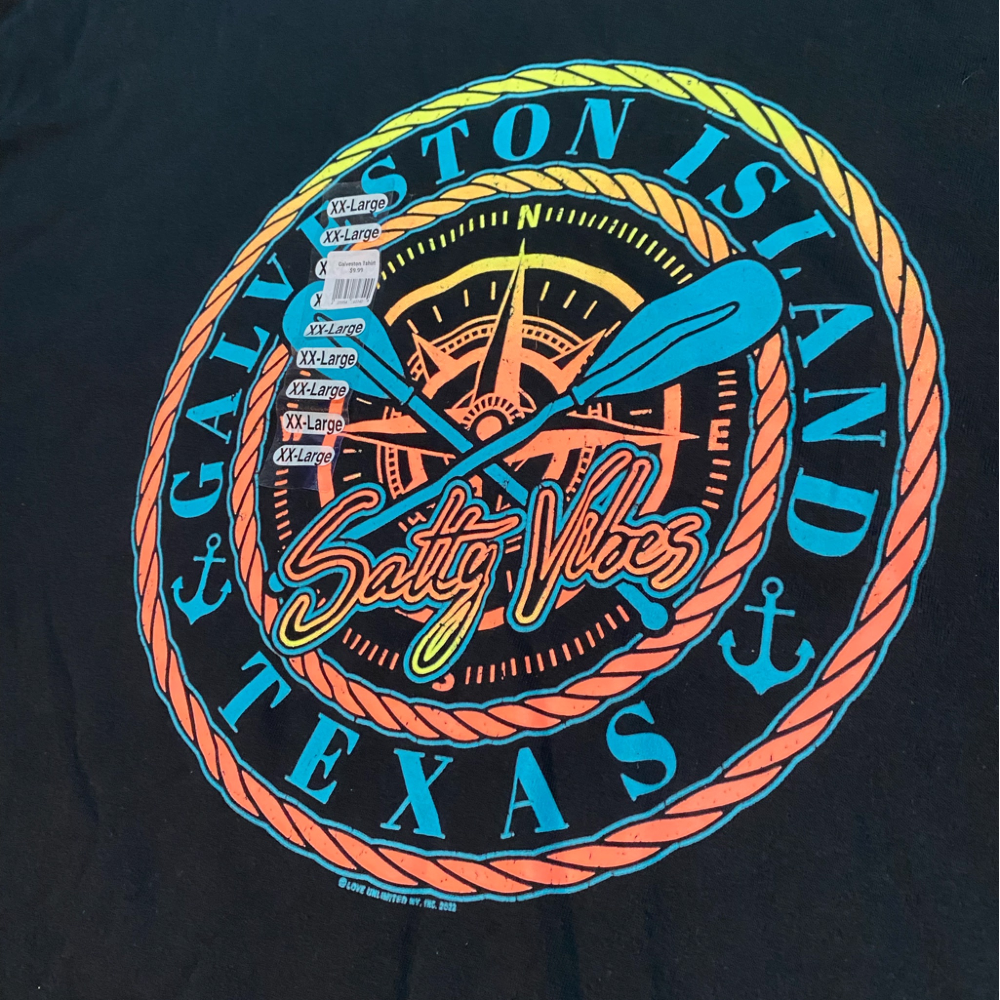 Galveston Island Texas Tee Brand New
